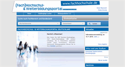 Desktop Screenshot of fachhochschule.de