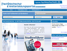 Tablet Screenshot of fachhochschule.de